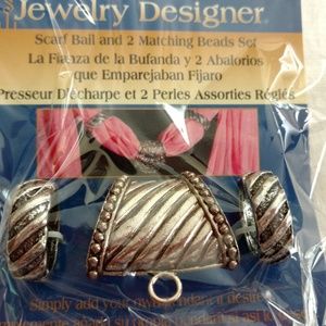 Three Piece Scarf Jewelry